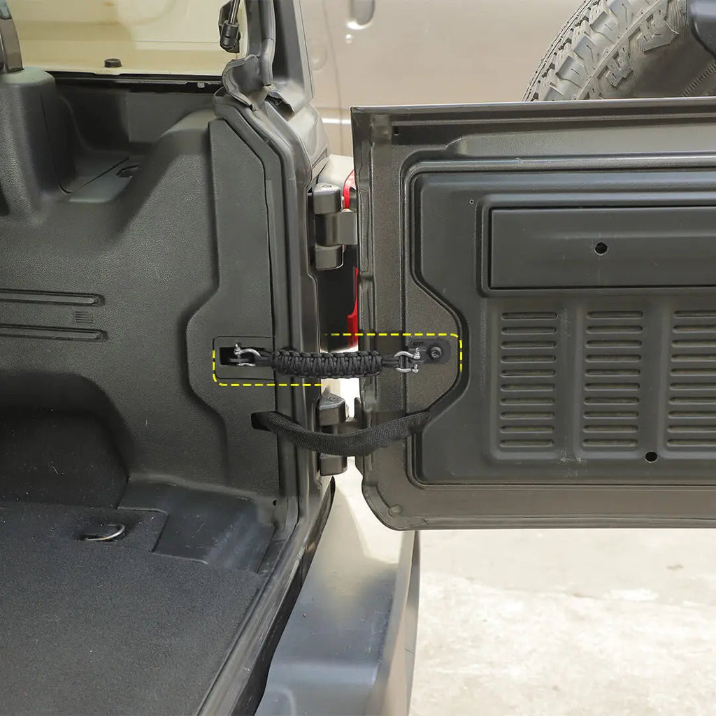 For 2018+ Jeep Wrangler JL Interior Tailgate Rear Door Stopper Limited Limiter Accessories