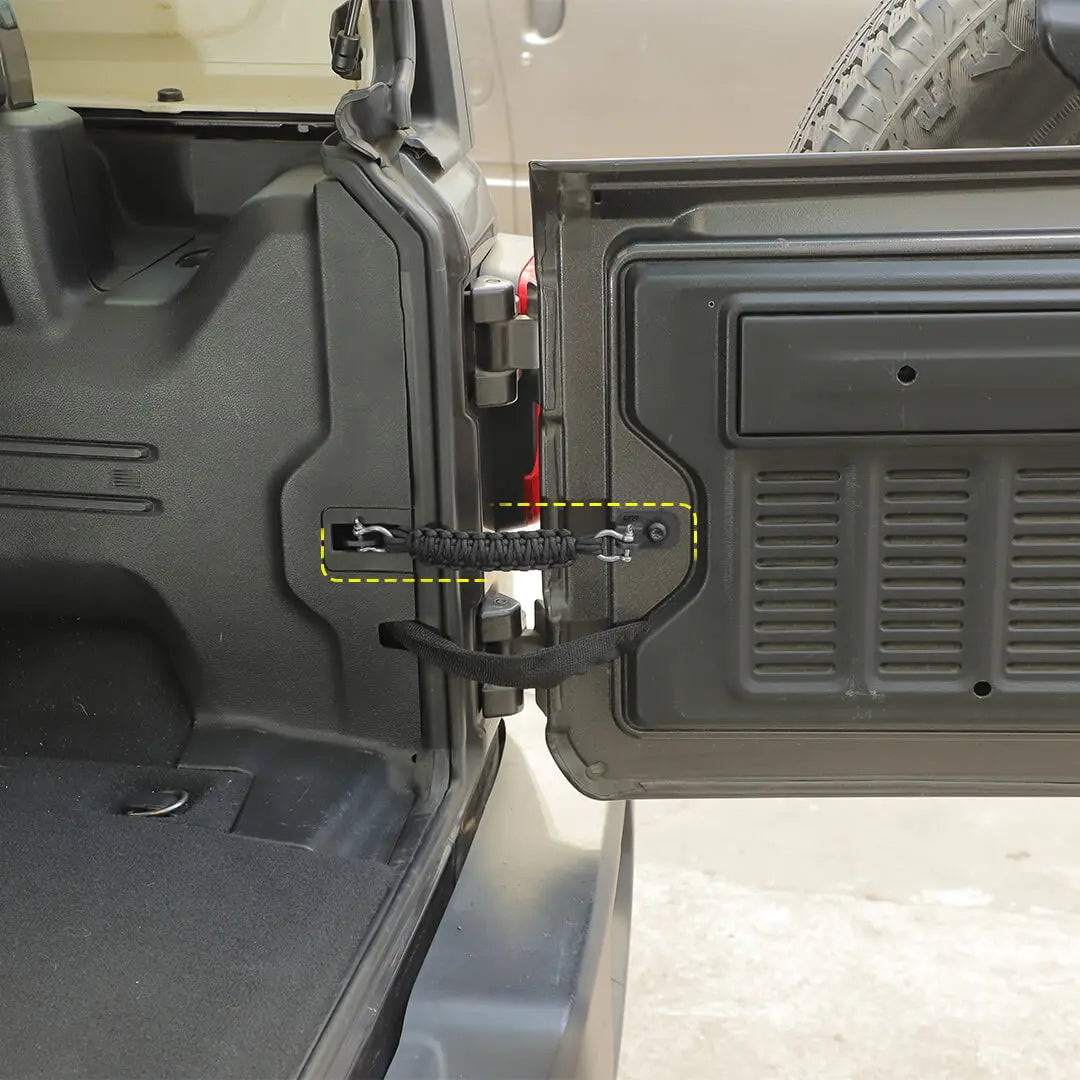 For 2018+ Jeep Wrangler JL Interior Tailgate Rear Door Stopper Limited Limiter Accessories
