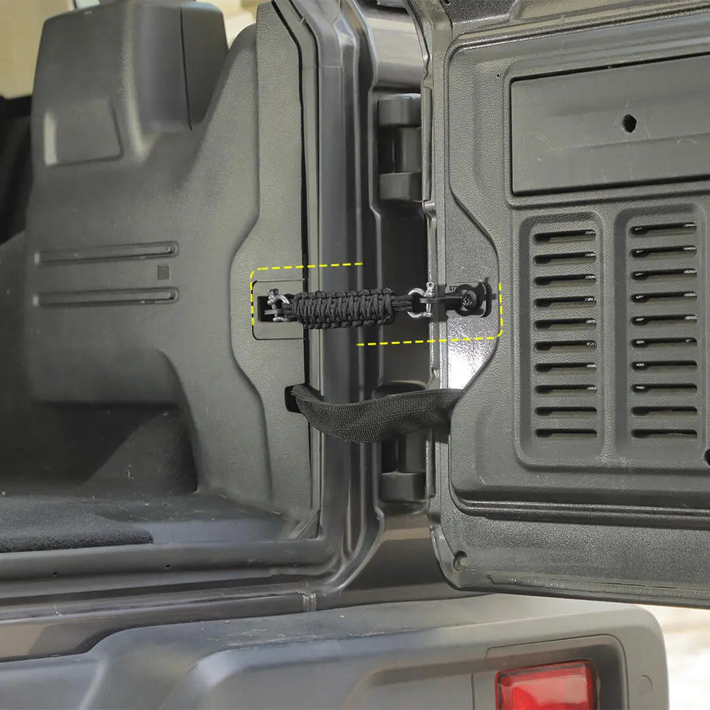 For 2018+ Jeep Wrangler JL Interior Tailgate Rear Door Stopper Limited Limiter Accessories