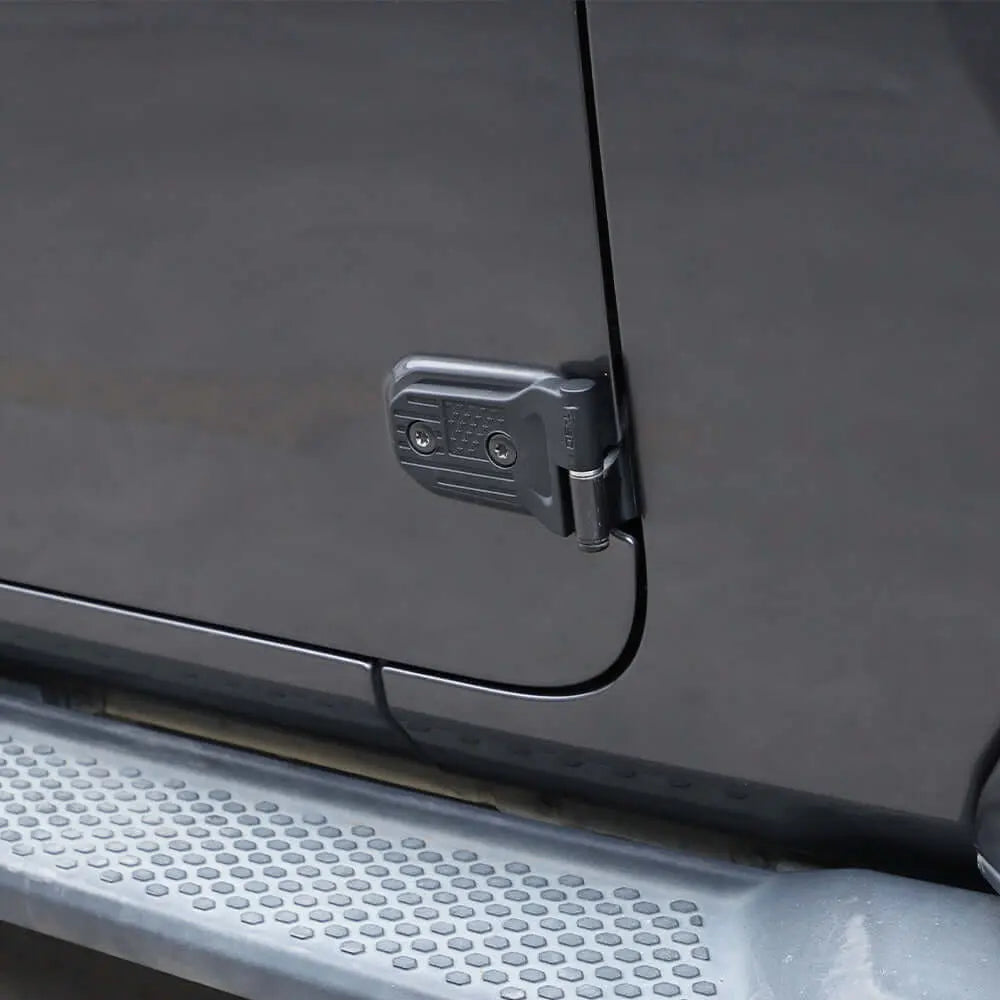 For 2018+ Jeep Wrangler JL JLU 2/4Door Door Hinge Original Accessories Black USA Flag