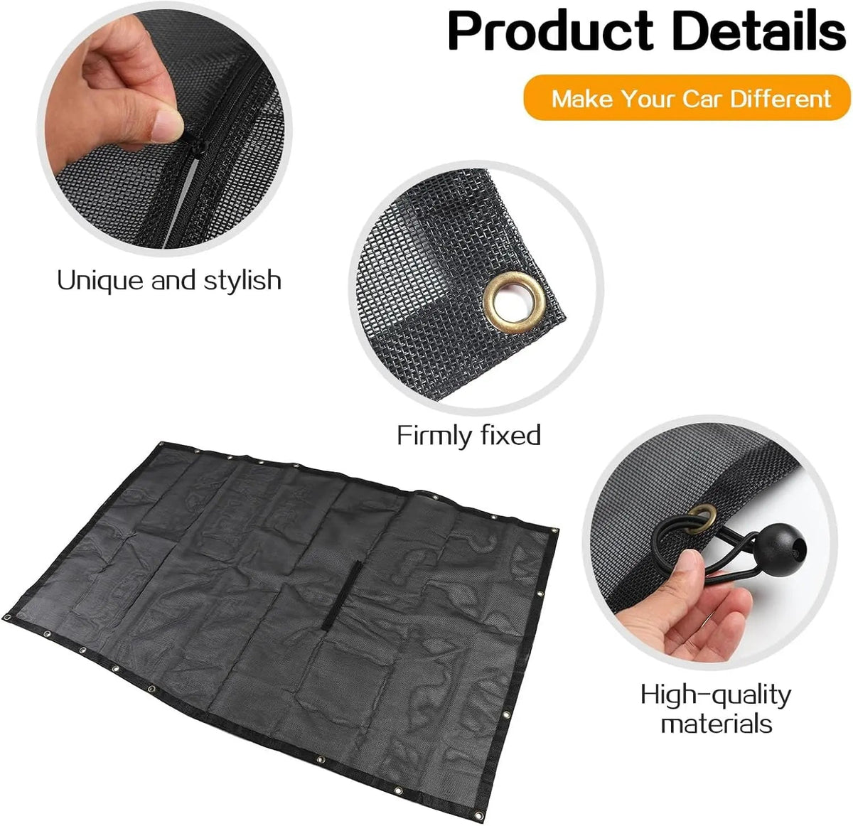 For 2018+ Jeep Wrangler JL JLU 2 Door Bikini Mesh Shade Top Cover UV Protection Full Length Long & Short Size