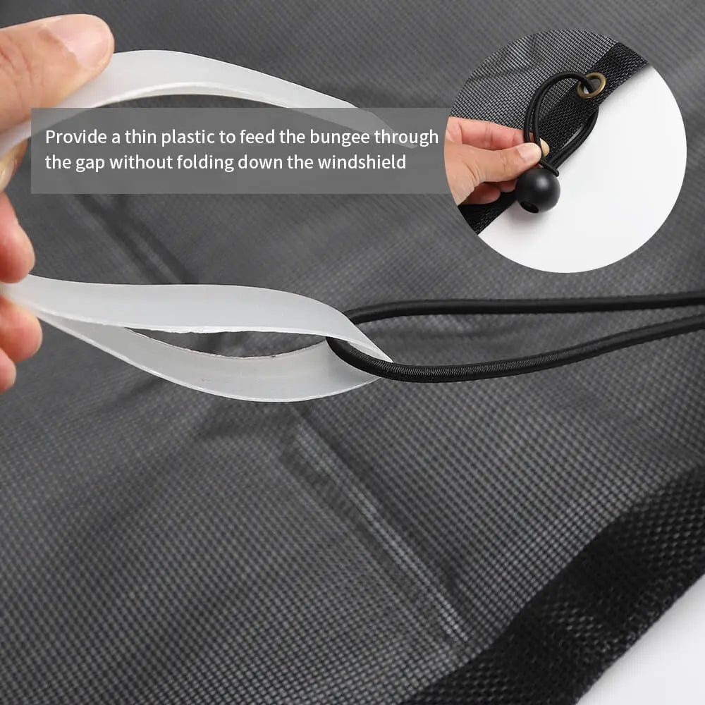 For 2018+ Jeep Wrangler JL JLU 2 Door Mesh Shade Top Cover UV Protection Polyester Durable Sun Shade Long Size