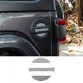 For 2018+ Jeep Wrangler JL JLU 3X Fuel Tank Cap Decor Cover Trim Aluminum