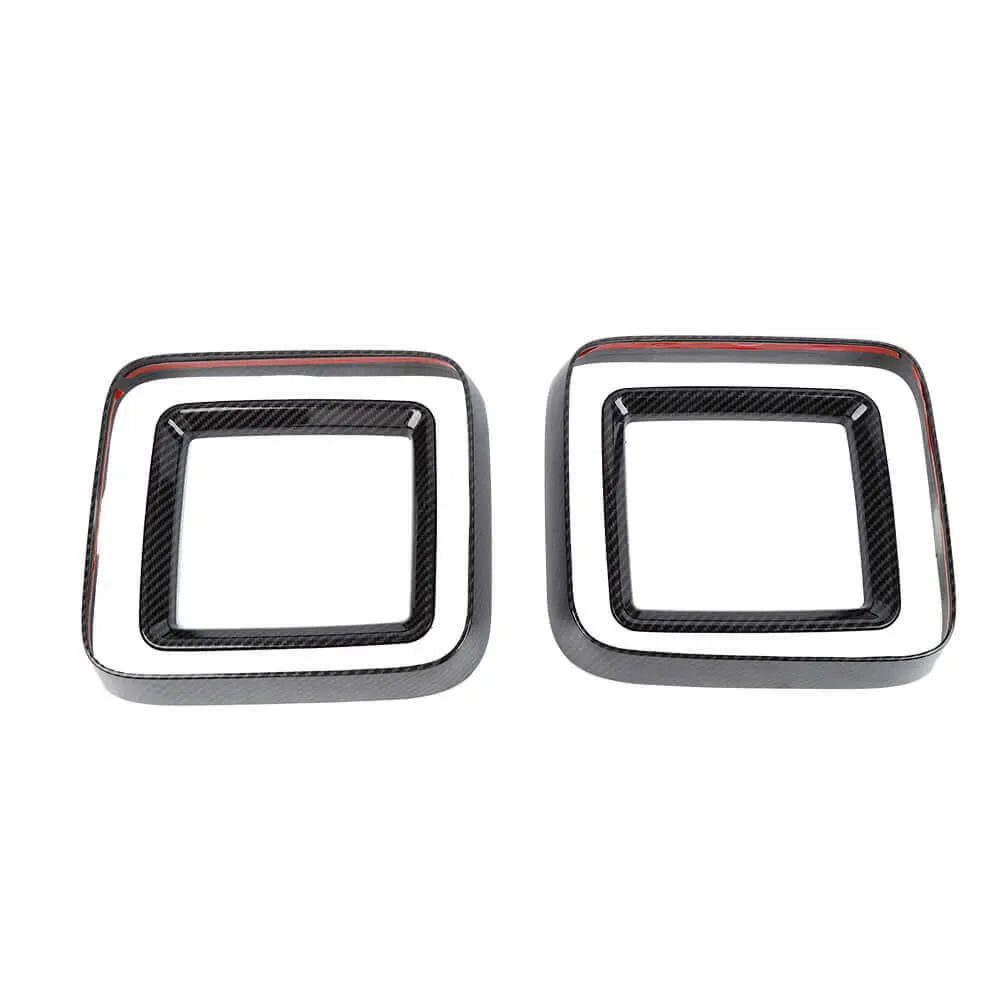 For 2018+ Jeep Wrangler JL JLU  4 x Tail Lamp Bezel Guard Cover Protector Trim (Applicable halogen lamps)