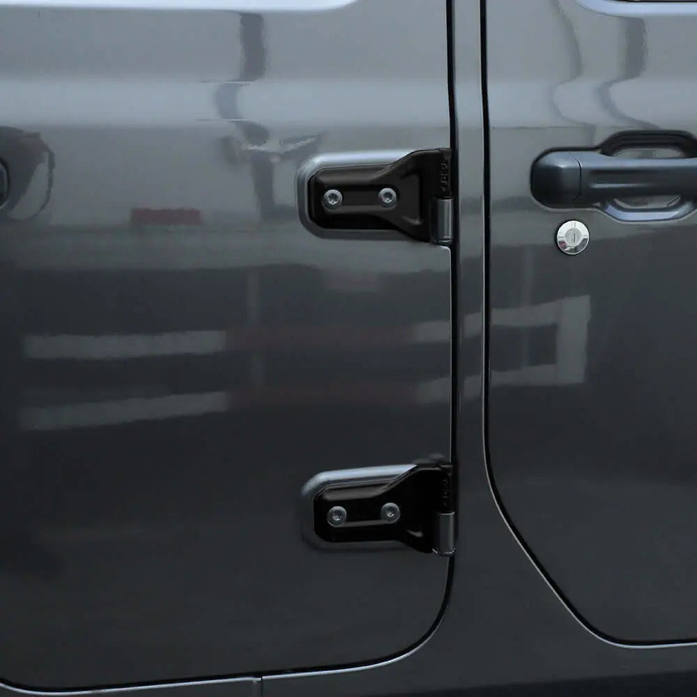 For 2018+ Jeep Wrangler JL JLU 4Door Door Hinge Original Replacement Accessories Black