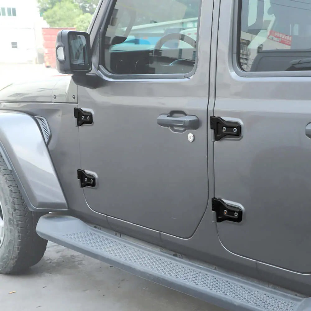 For 2018+ Jeep Wrangler JL JLU 4Door Door Hinge Original Replacement Accessories Black