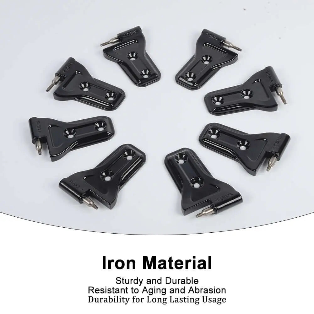 For 2018+ Jeep Wrangler JL JLU 4Door Door Hinge Original Replacement Accessories Black