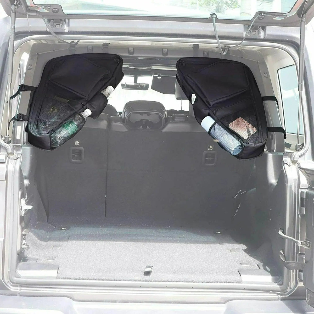 For 2018+ Jeep Wrangler JL JLU 4Door Left & Right Roll Cage Bar Storage Organizer Bag Pockets