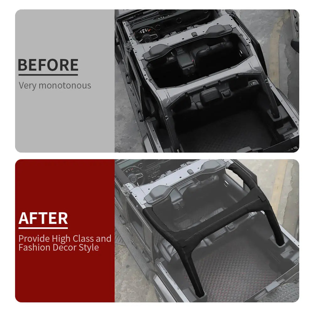 For 2018+ Jeep Wrangler JL JLU 4Door Roll Bar Cover Protect Prevent Scratch