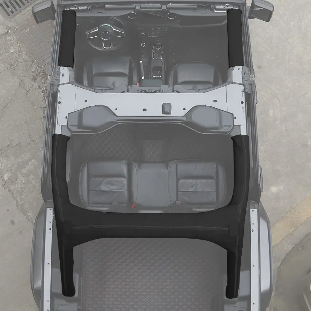 For 2018+ Jeep Wrangler JL JLU 4Door Roll Bar Cover Protect Prevent Scratch