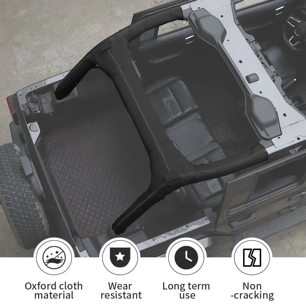 For 2018+ Jeep Wrangler JL JLU 4Door Roll Bar Cover Protect Prevent Scratch