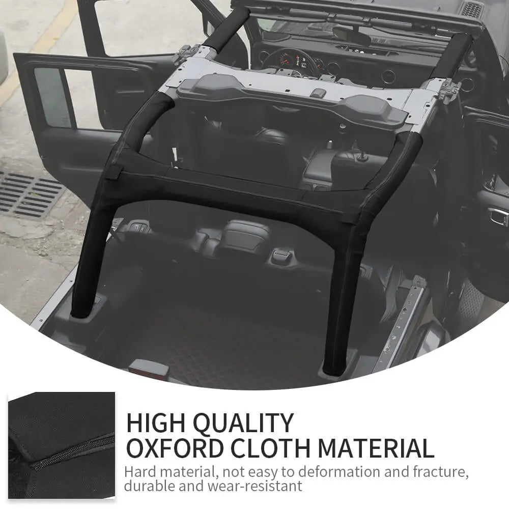 For 2018+ Jeep Wrangler JL JLU 4Door Roll Bar Cover Protect Prevent Scratch
