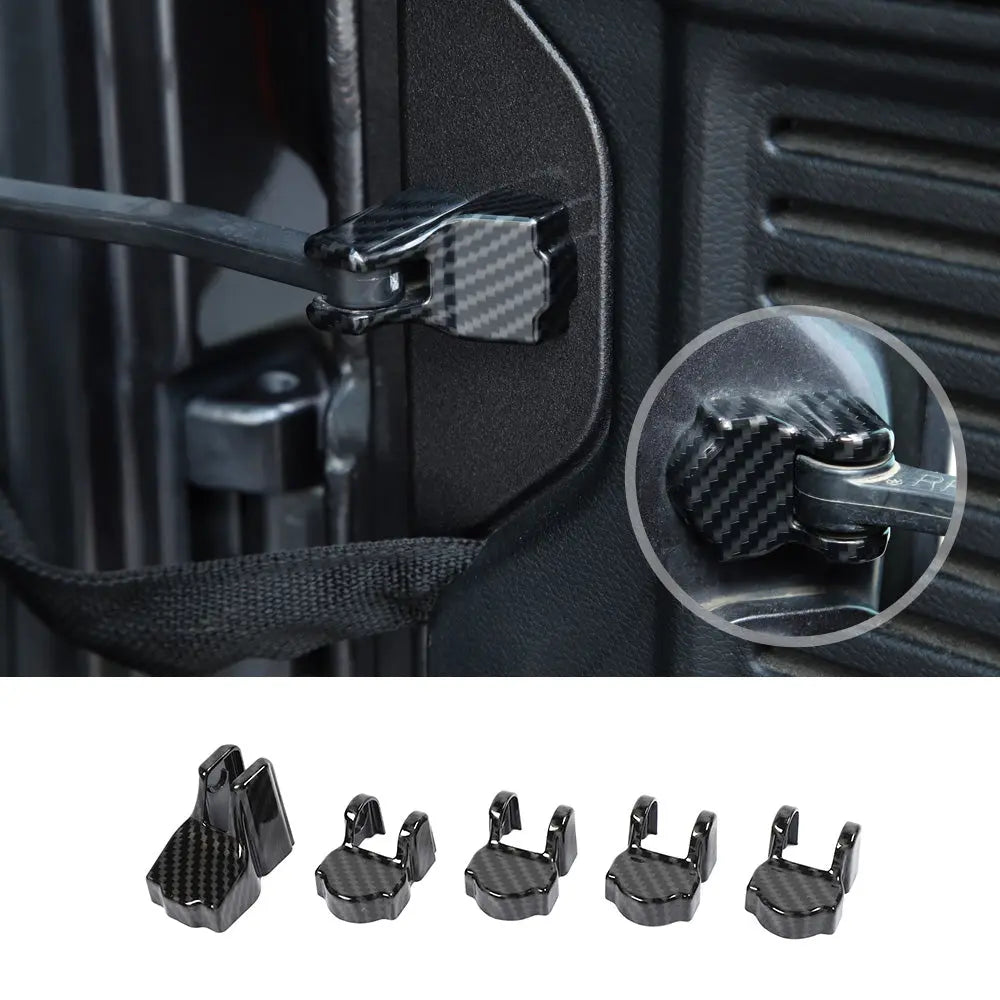 For 2018+ Jeep Wrangler JL JLU 5PCS Door Limited Stopper Protective Cover Trim