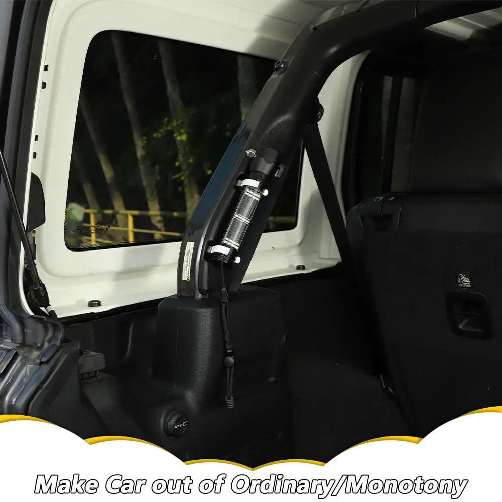 For 2018+ Jeep Wrangler JL JLU Aluminum Alloy LED Multi-functional Flashlight Fit 4-Door
