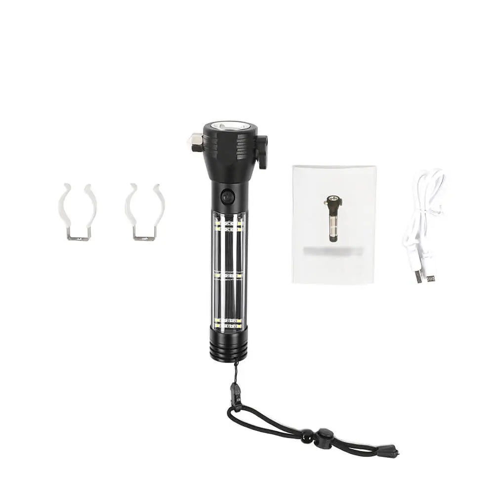 For 2018+ Jeep Wrangler JL JLU Aluminum Alloy LED Multi-functional Flashlight Fit 4-Door