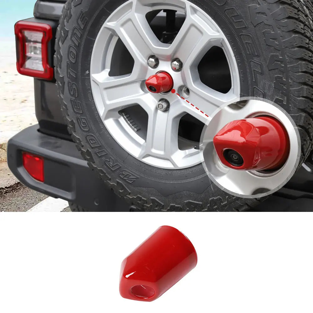 For 2018+ Jeep Wrangler JL JLU Rear Wheel Camera Decoration Cover Trim