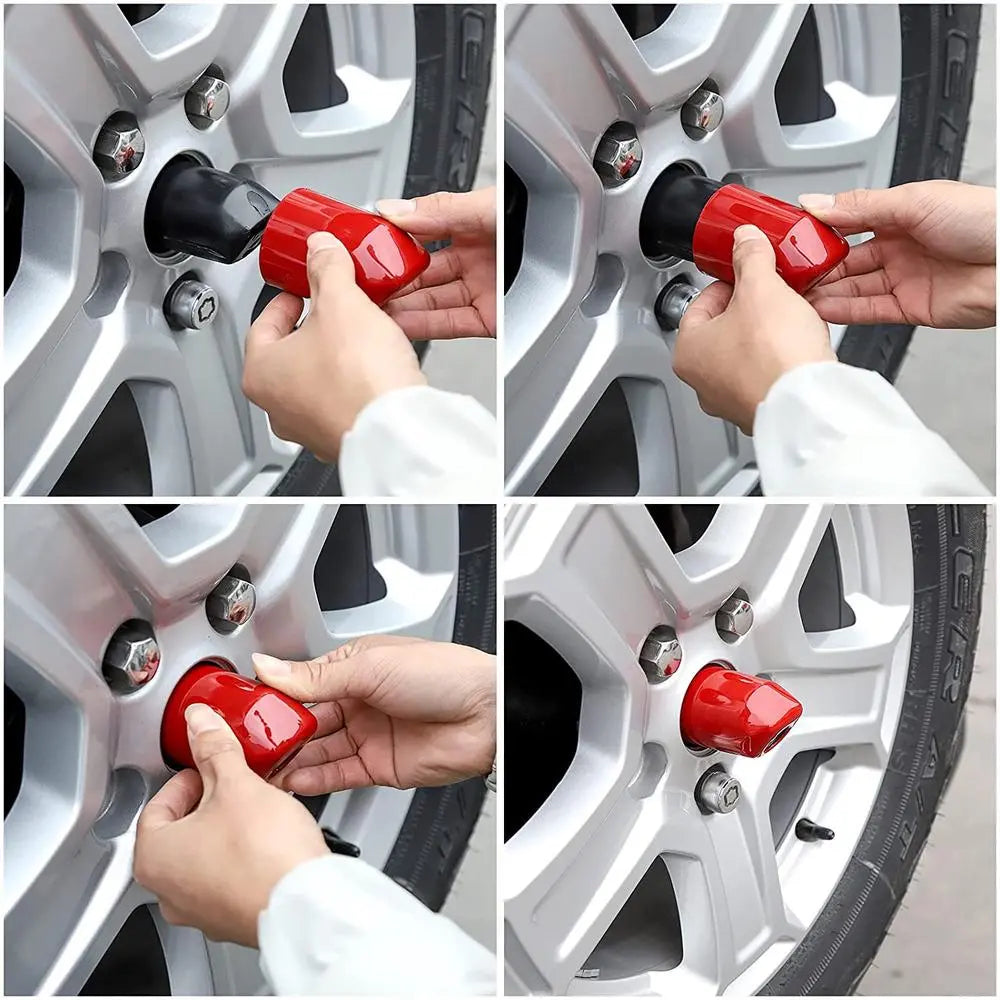 For 2018+ Jeep Wrangler JL JLU Rear Wheel Camera Decoration Cover Trim