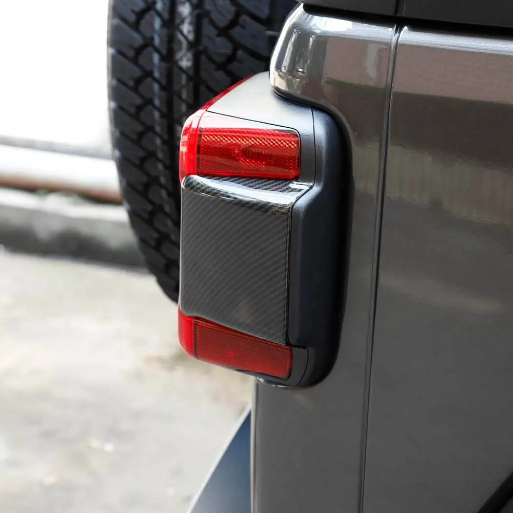 For 2018+ Jeep Wrangler JL JLU Car Taillight Rear Lamp Panel Trim Decor Cover