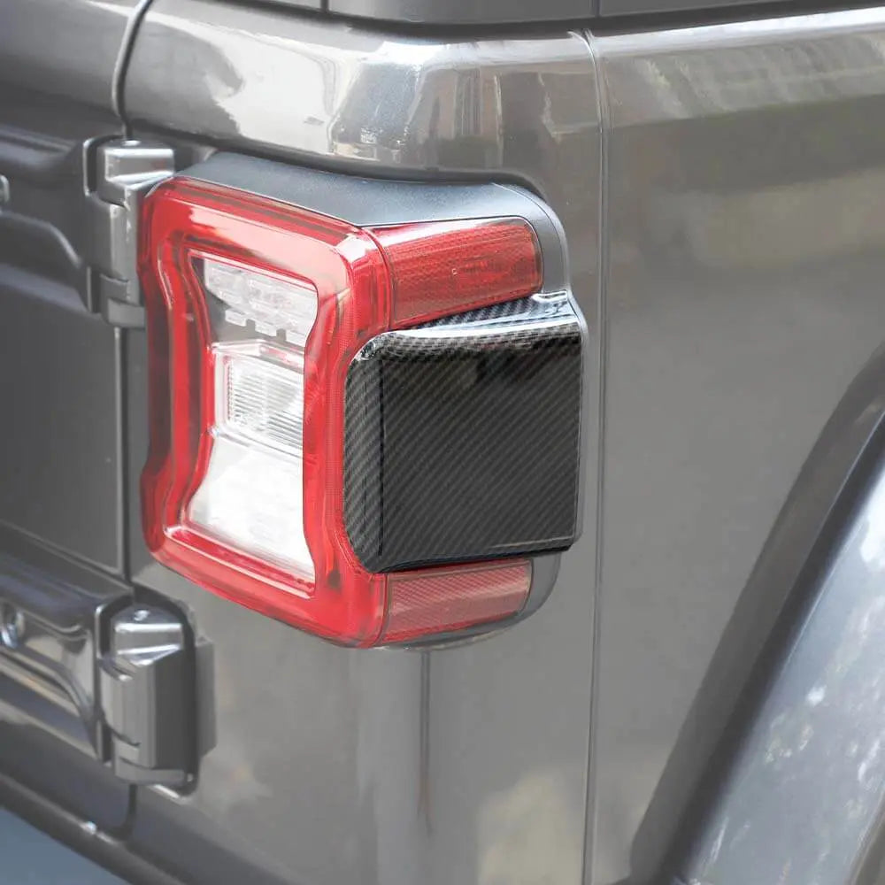 For 2018+ Jeep Wrangler JL JLU Car Taillight Rear Lamp Panel Trim Decor Cover