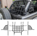 For 2018+ Jeep Wrangler JLU 4-Door Cargo Net, 3 Set Cargo Net Cover