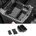 For 2018+ Jeep Wrangler JL JLU Center Console Organizer Tray Armrest Storage Box Divider