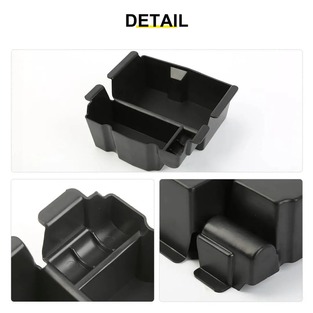 For 2018+ Jeep Wrangler JL JLU Center Console Organizer Tray Armrest Storage Box Divider