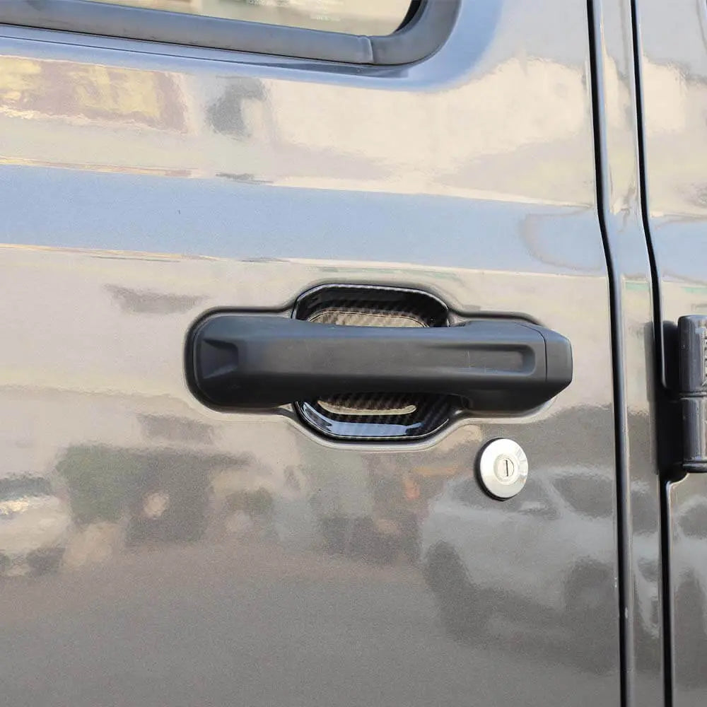 For 2018+ Jeep Wrangler JL JLU Door Handle Bowl Trims 5PCS