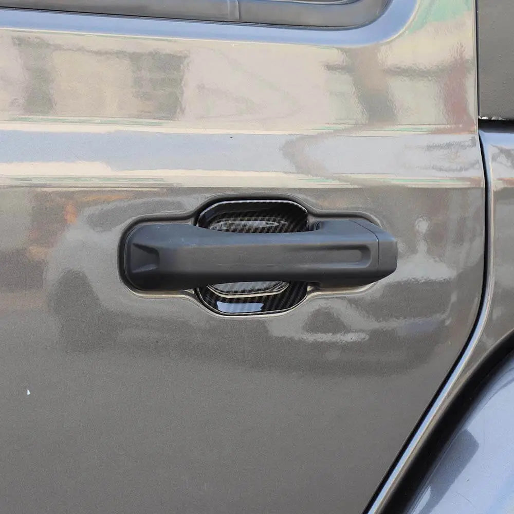 For 2018+ Jeep Wrangler JL JLU Door Handle Bowl Trims 5PCS