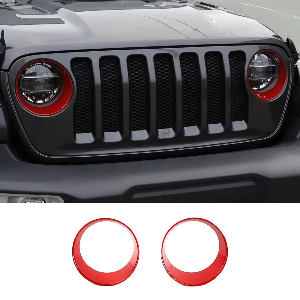 For 2018+ Jeep Wrangler JL JLU Exterior Cover Trim Full Set Available Separately Red