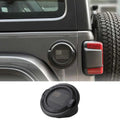 For 2018+ Jeep Wrangler JL JLU Gas Tank Cover Aluminum Alloy Fuel Filler Door Cover US Flag NOT FIT 4XE