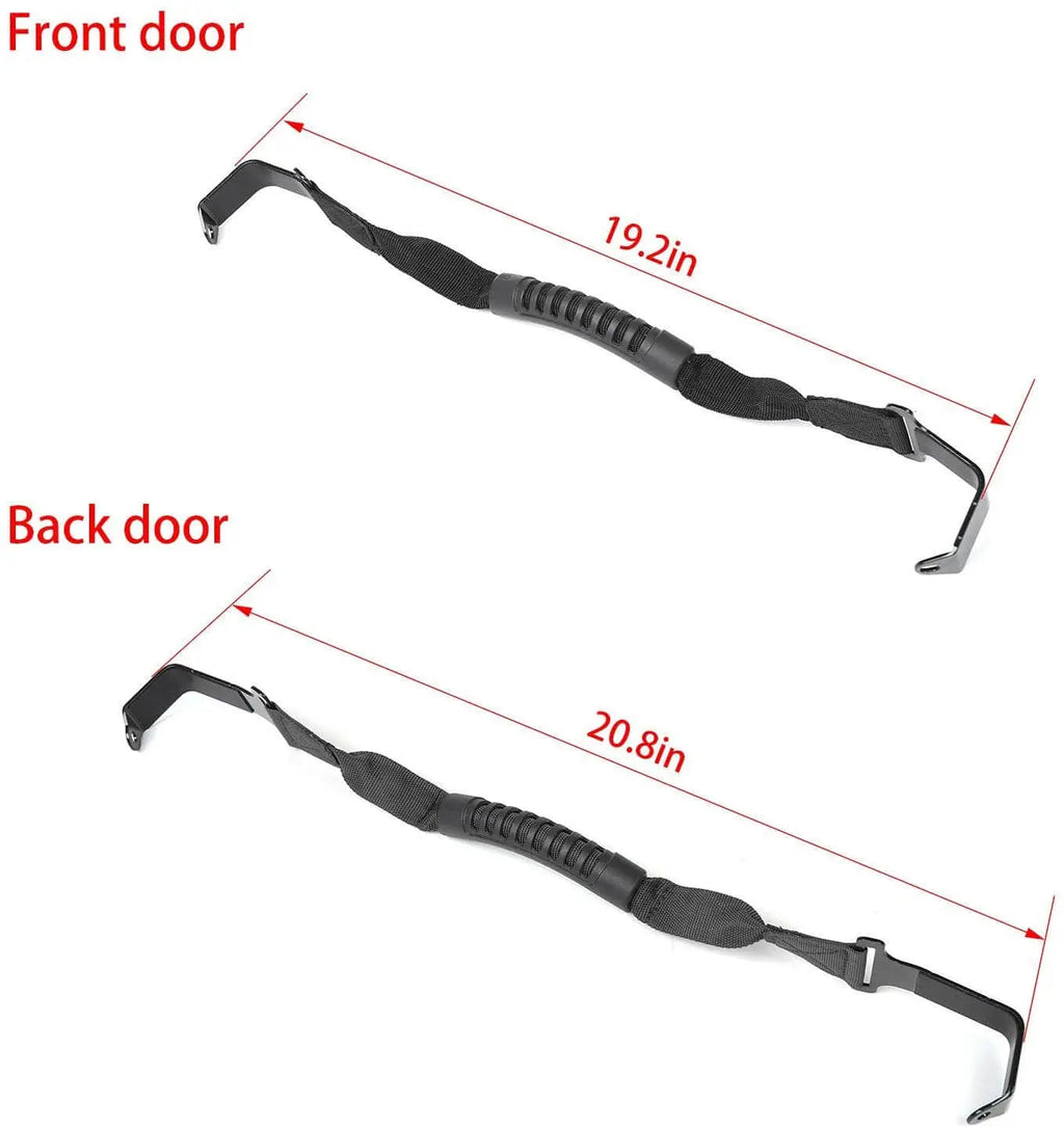 For 2018+ Jeep Wrangler JL JLU Gladiator JT 4PCS Front & Rear Roll Bar Top Grab Handle