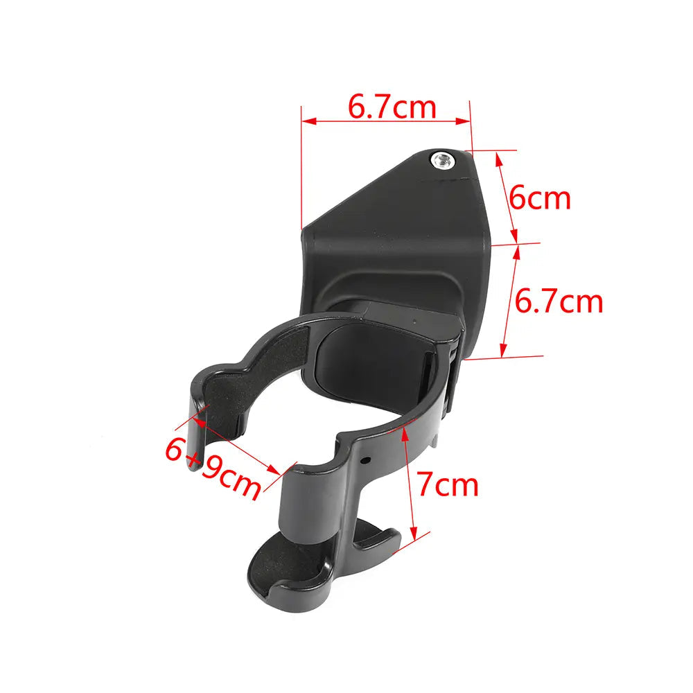 For 2018+ Jeep Wrangler JL JLU /Gladiator JT Co-Pilot Grab Bar Mount Drink Cup & Phone Holder
