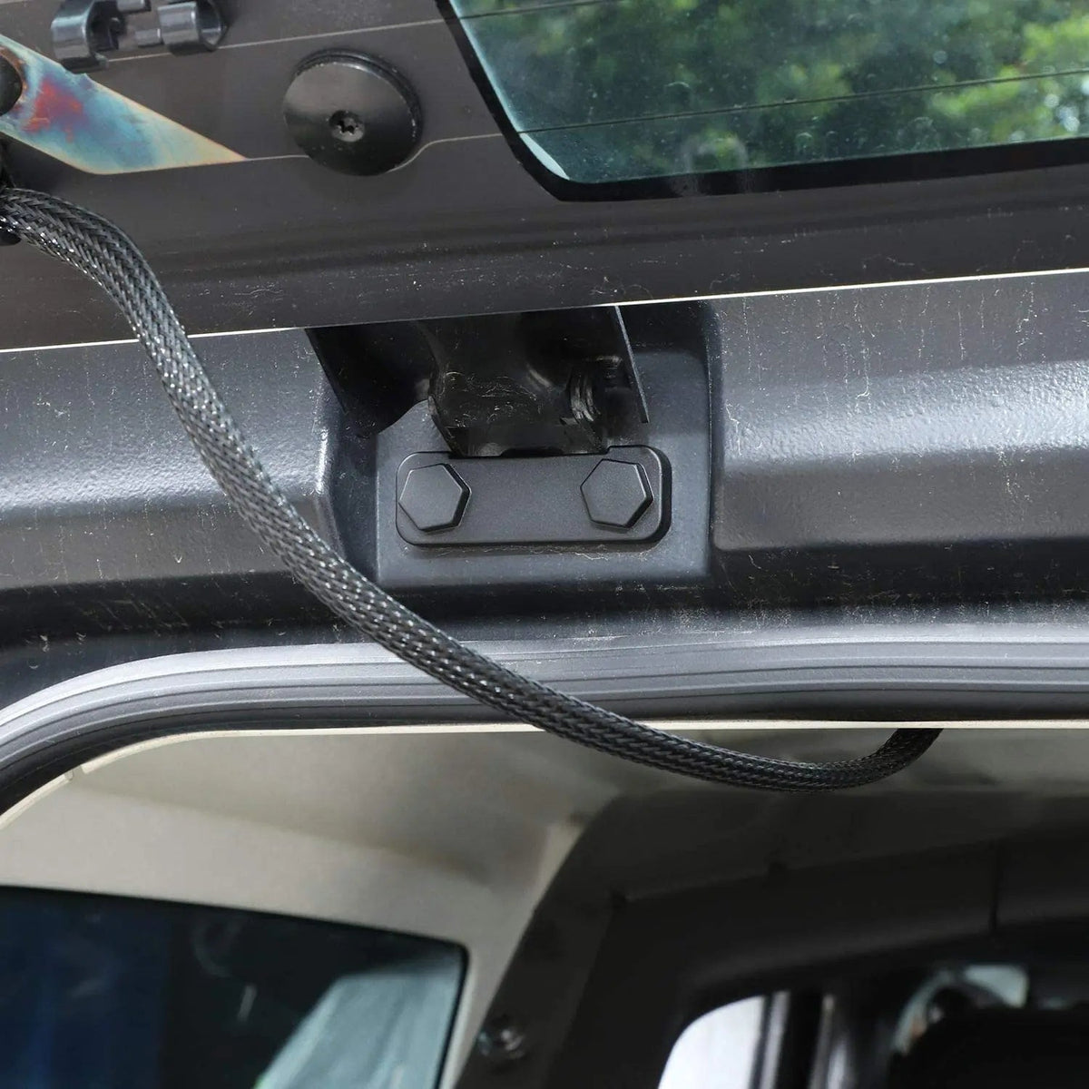 For 2018+ Jeep Wrangler JL JLU Gladiator JT Door Screw Protector Cover Trim, ABS Black 16pcs