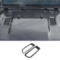 For 2018+ Jeep Wrangler JL JLU Gladiator JT Hood Engine Bonnet Air Vent Outlet Cover Trim (not fit Rubicon)