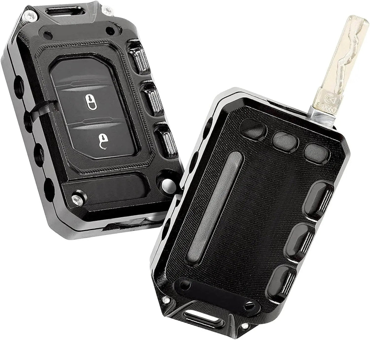 For 2018+ Jeep Wrangler JL JLU Gladiator JT Key Fob Cover Case Trim Shell