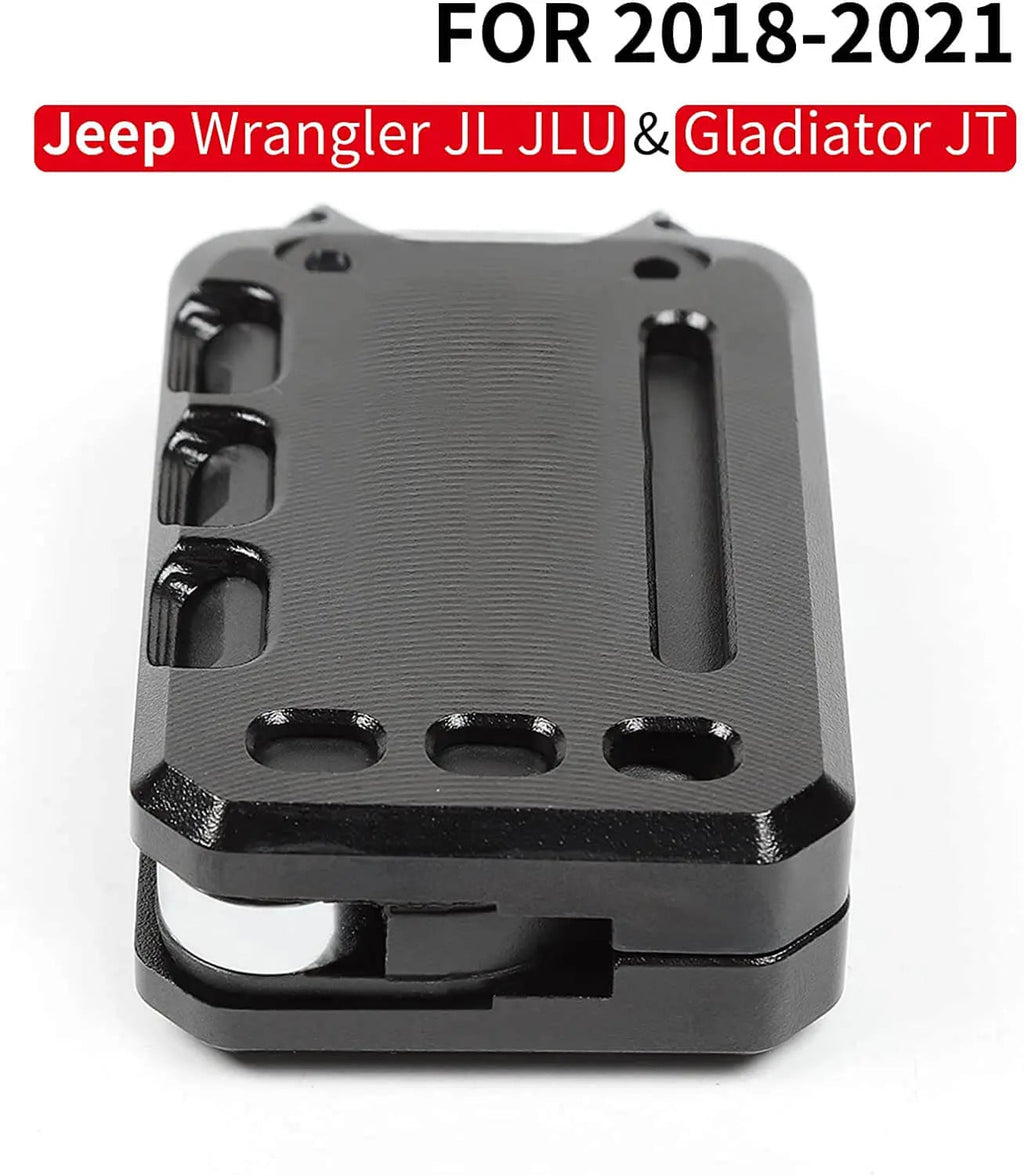 For 2018+ Jeep Wrangler JL JLU Gladiator JT Key Fob Cover Case Trim Shell