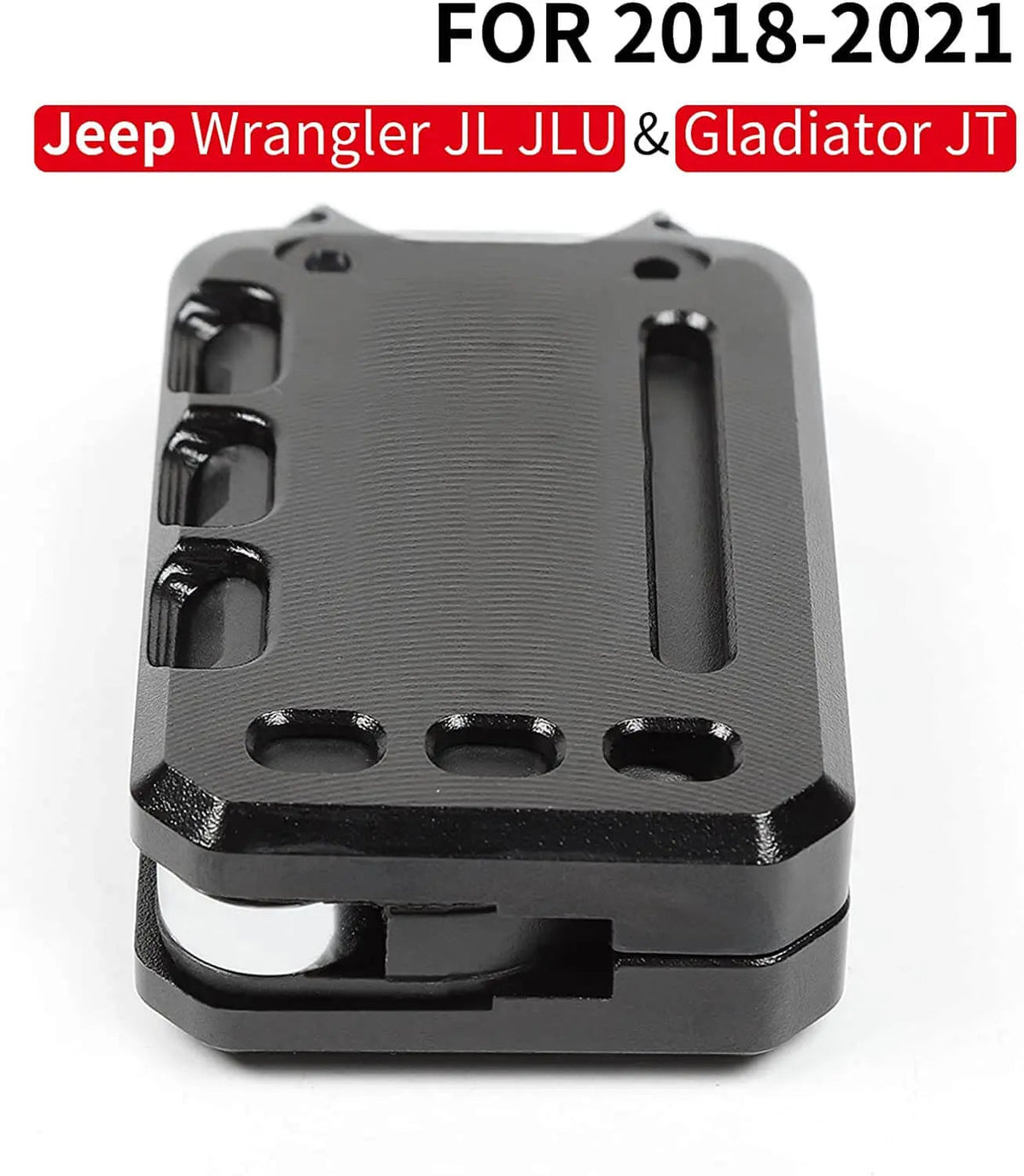 For 2018+ Jeep Wrangler JL JLU Gladiator JT Key Fob Cover Case Trim Shell