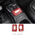 For 2018+ Jeep Wrangler JL JLU Gladiator JT Key Fob Cover Case Trim Shell