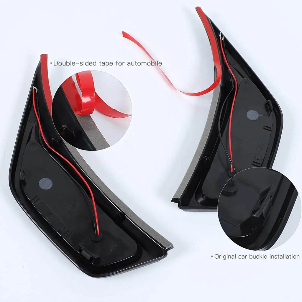 For 2018+ Jeep Wrangler JL JLU Gladiator JT LED Fender Marker Lights Side Turn Signal Lamp Smoke Lens 2pcs