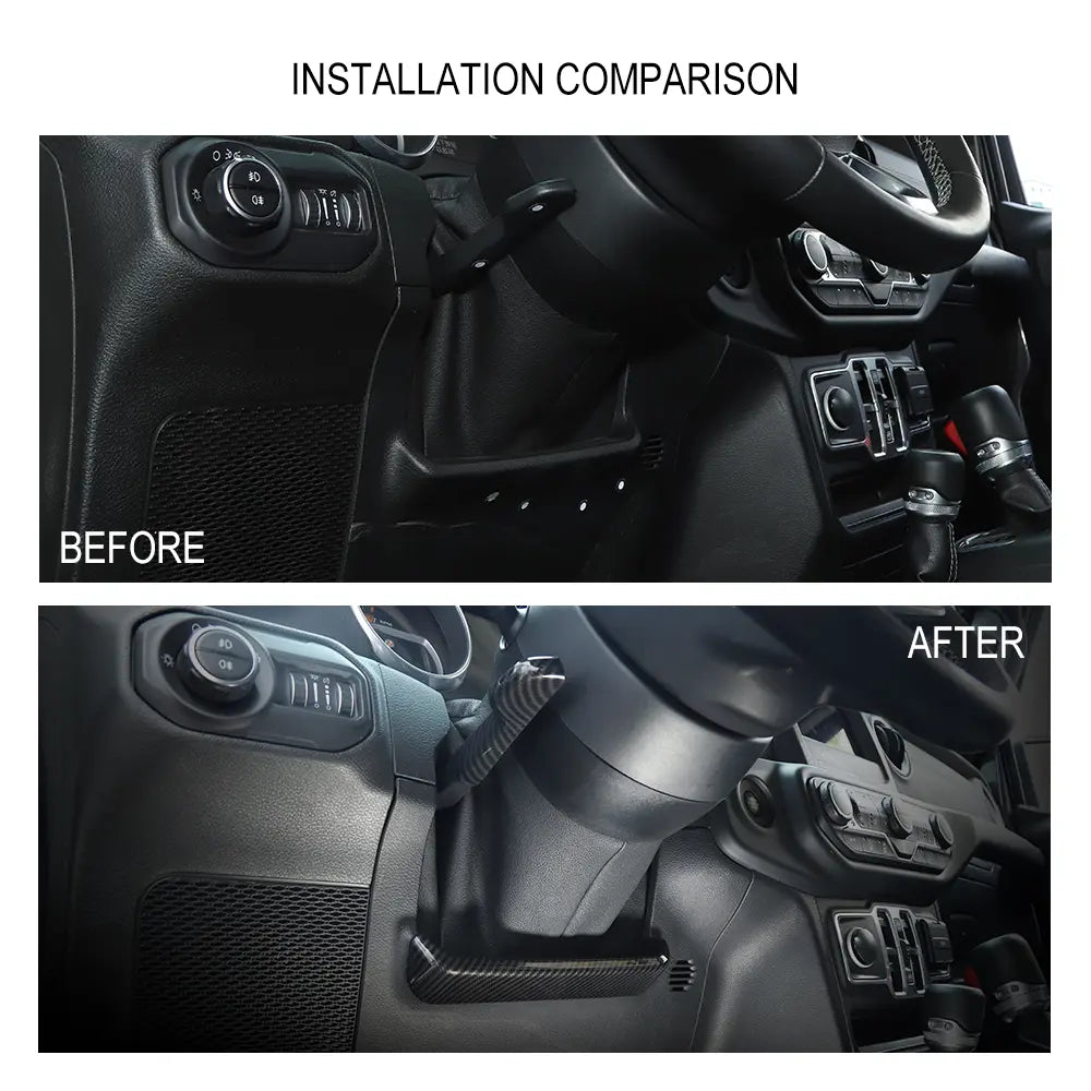 For 2018+ Jeep Wrangler JL JLU /Gladiator JT Steering Wheel Height Adjust Trim Cover