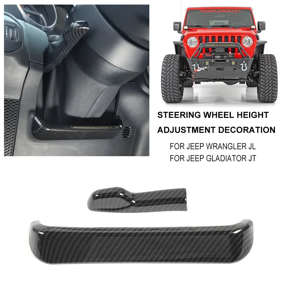 For 2018+ Jeep Wrangler JL JLU /Gladiator JT Steering Wheel Height Adjust Trim Cover
