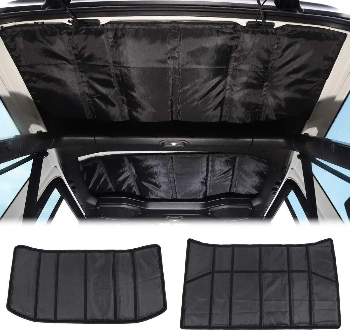 For 2018+ Jeep Wrangler JL JLU Hardtop Headliner Rear Window Roof Freedom Panel Heat Insulation Cotton Kit