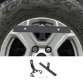 For 2018+ Jeep Wrangler JL JLU JK TJ Rear Spare Tire License Plate Relocation Kit U.S.-Specification