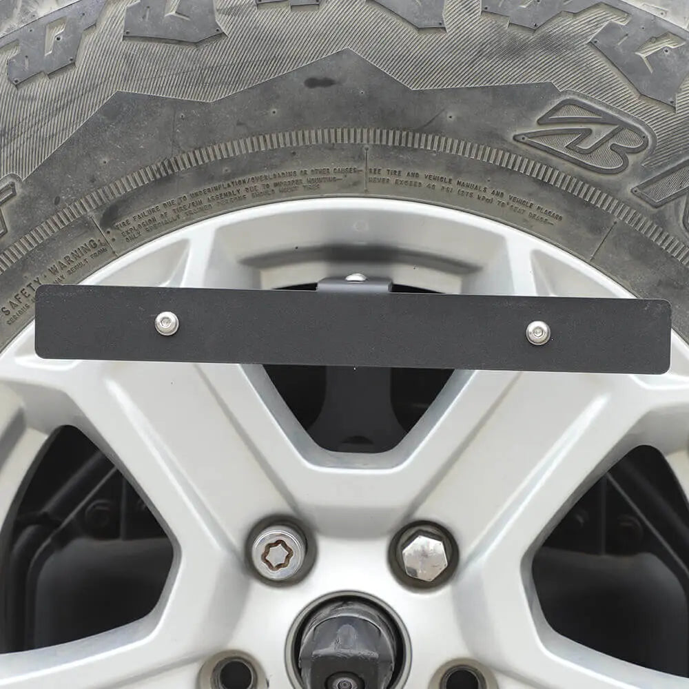 For 2018+ Jeep Wrangler JL JLU JK TJ Rear Spare Tire License Plate Relocation Kit U.S.-Specification