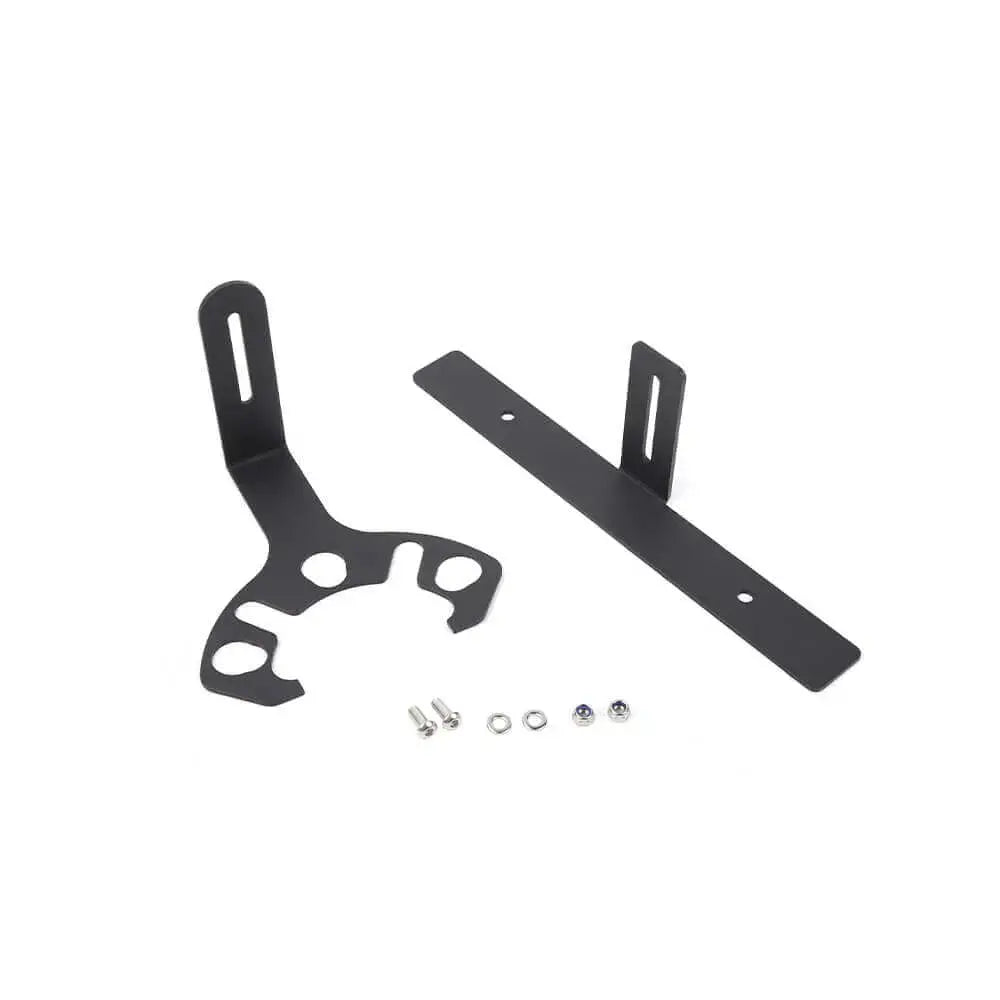 For 2018+ Jeep Wrangler JL JLU JK TJ Rear Spare Tire License Plate Relocation Kit U.S.-Specification