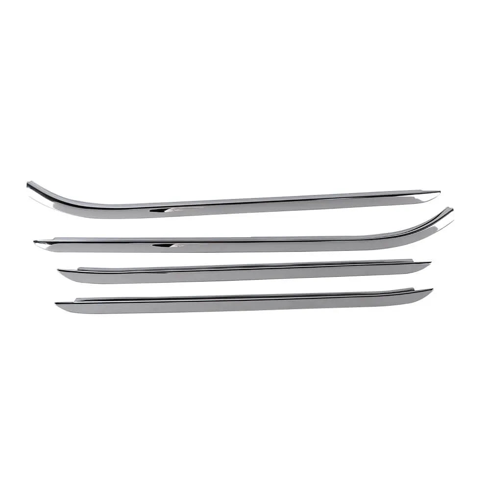 For 2018+ Jeep Wrangler JL JLU JT 2/4Door Stainless Steel Door Window Bottom Strips Cover Trim