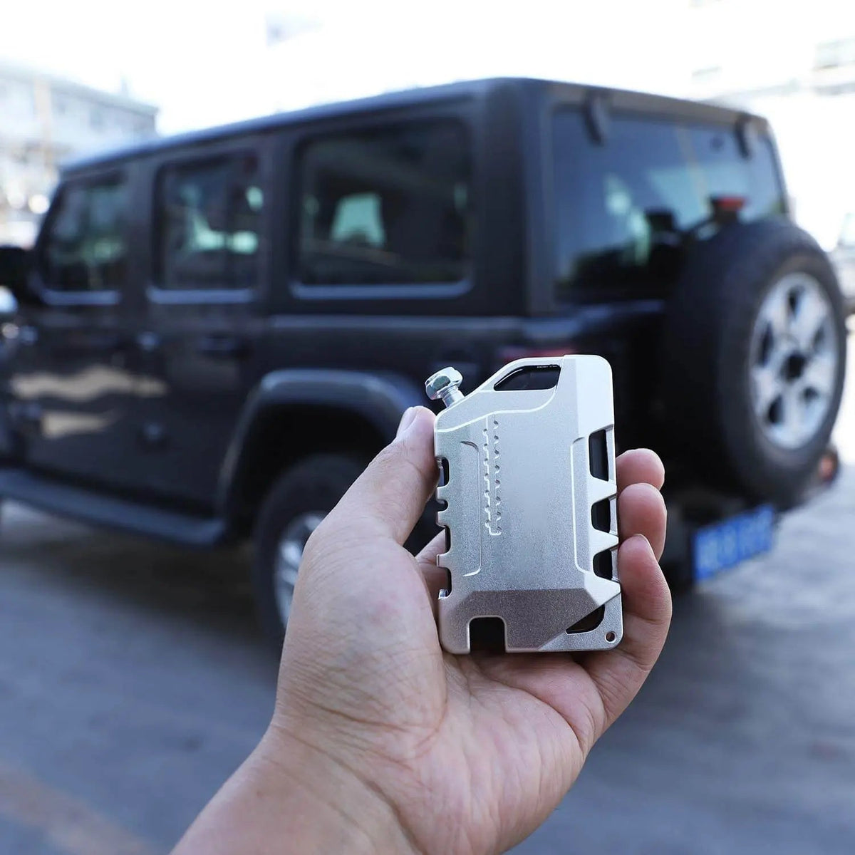For 2018+ Jeep Wrangler JL JLU JT Key Fob Cover Key Holder Shell