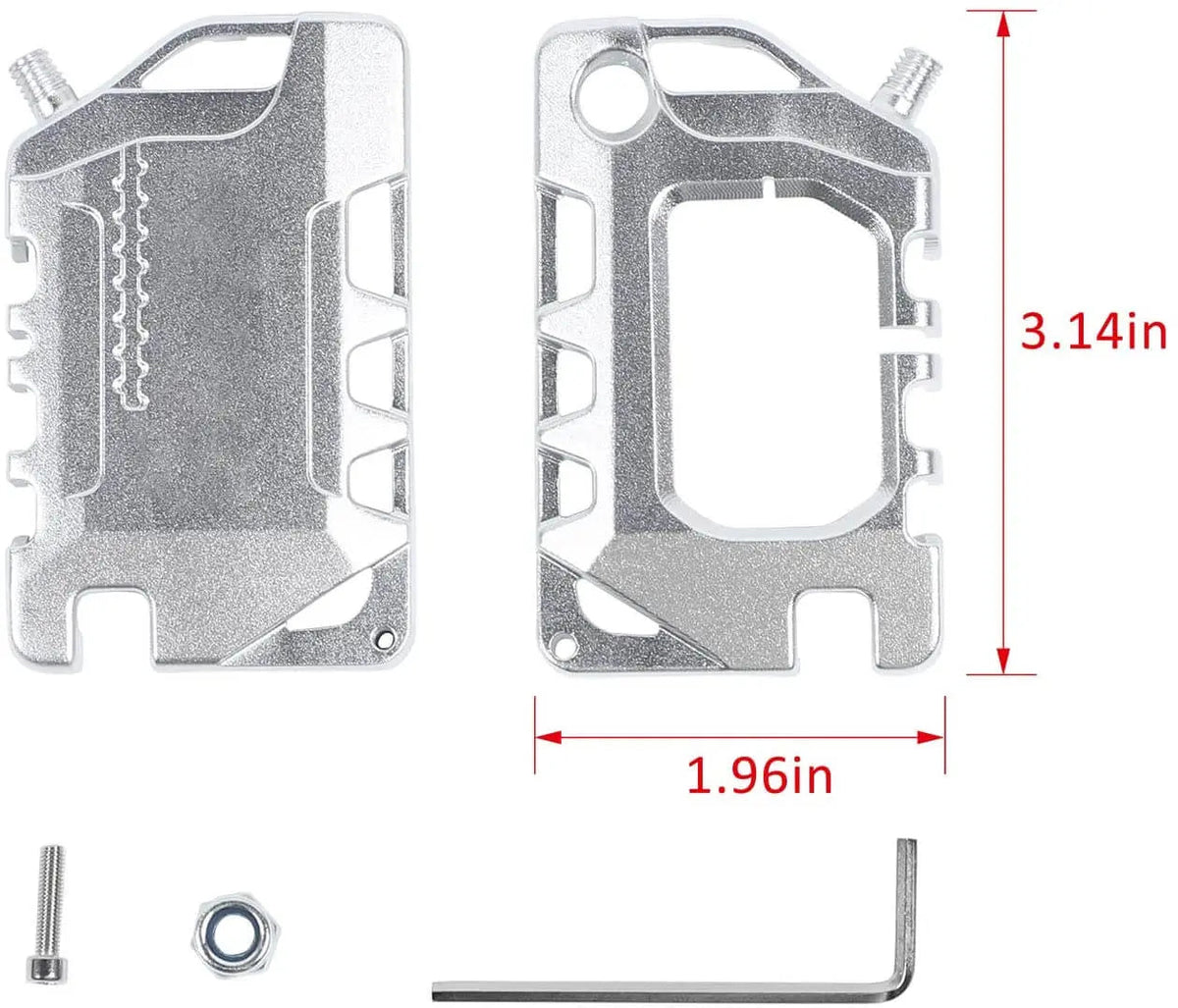 For 2018+ Jeep Wrangler JL JLU JT Key Fob Cover Key Holder Shell