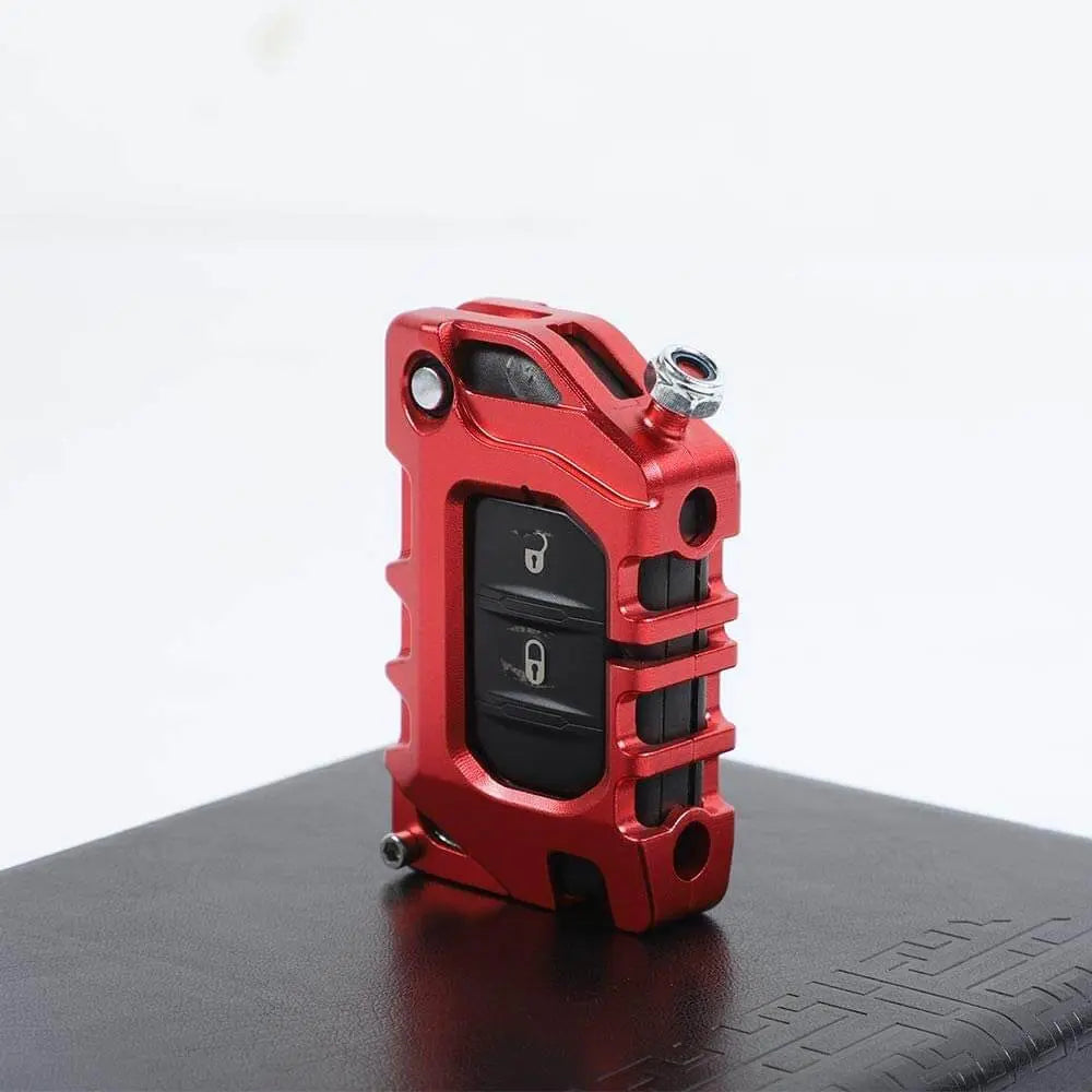 For 2018+ Jeep Wrangler JL JLU JT Key Fob Cover Key Holder Shell