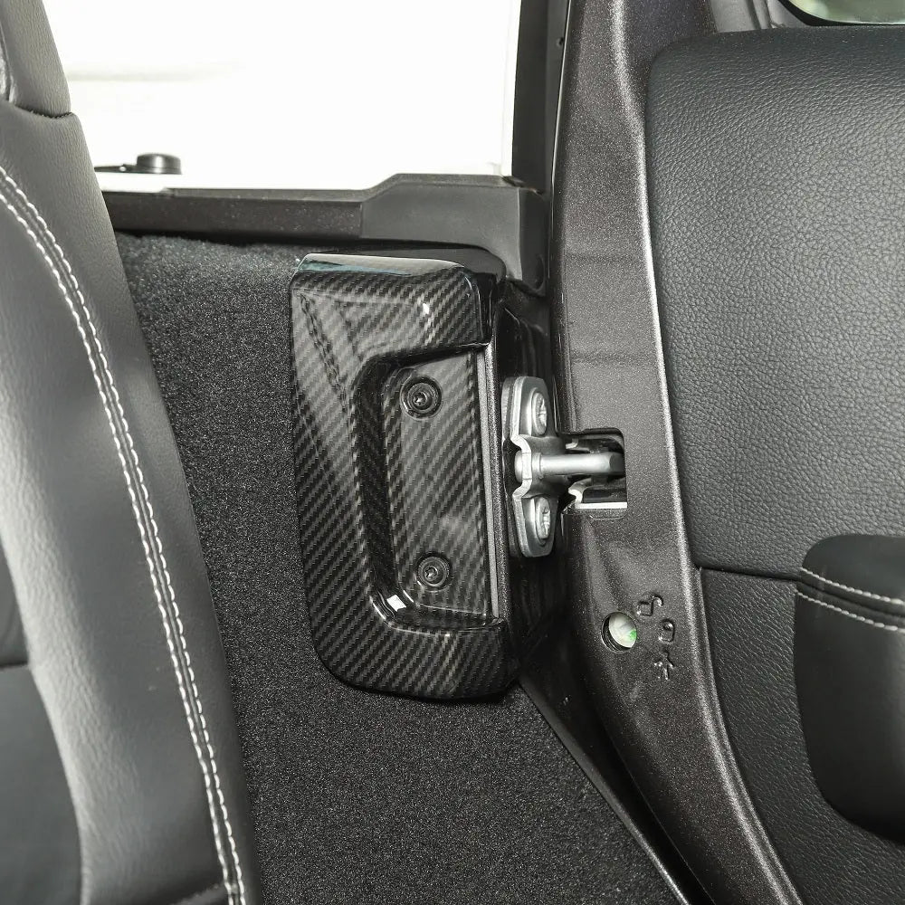 For 2018+ Jeep Wrangler JL JLU Rear Door Lock Protection Cover Protector Trim